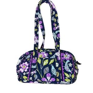 Vera Bradley Floral Nightingale Shoulder Bag/Duffel Bag Retired Print